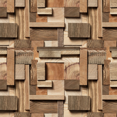 PrintCrown Architecture Brown Wallpaper(244 cm x 41 cm)