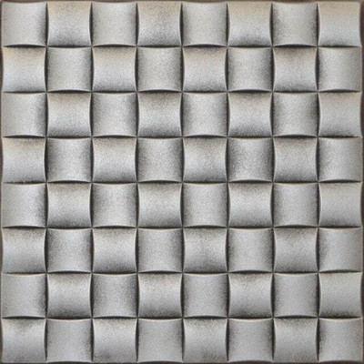 SeaRegal Embossed Architecture Silver Wallpaper(L x W: 70 cm x 77 cm)