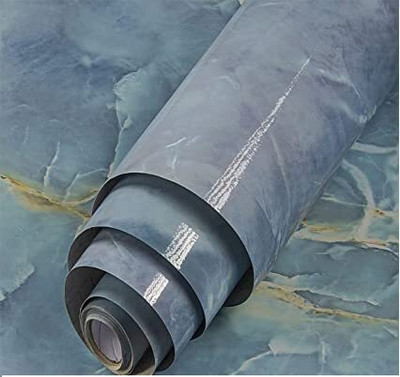 Vinson Foils Decorative Blue Wallpaper(L x W: 60 cm x 200 cm)