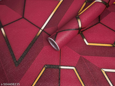 JAS HOME DECORS Vinyl Decorative Multicolor Wallpaper(L x W: 200 cm x 45 cm)