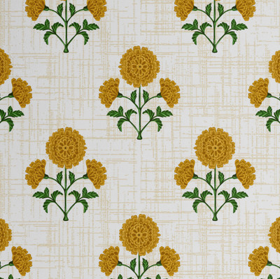 S4Sassy Vinyl Floral & Botanical Yellow Wallpaper(L x W: 914 cm x 63 cm)