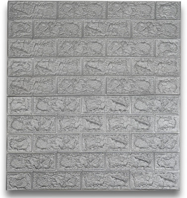 doodad Embossed Classics Grey Wallpaper(L x W: 77 cm x 70 cm)