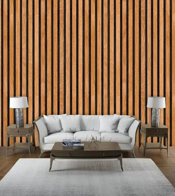 Guru Production Vinyl Abstract Brown Wallpaper(L x W: 1000 cm x 45 cm, Pack of 2)