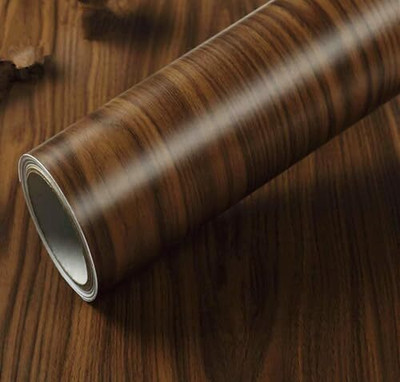 Cottage Crafts Abstract Brown Wallpaper(12 cm x 72 cm)