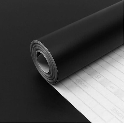 zeepzone Vinyl Classics Black Wallpaper(L x W: 157.48 cm x 30 cm)