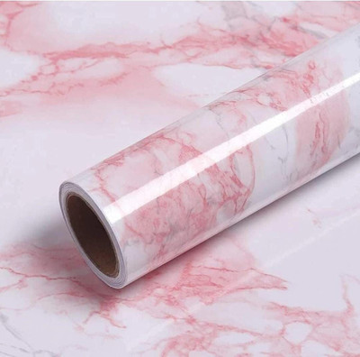 VAGHANI ENTERPRISE Abstract Pink Wallpaper(60 cm x 200 cm)