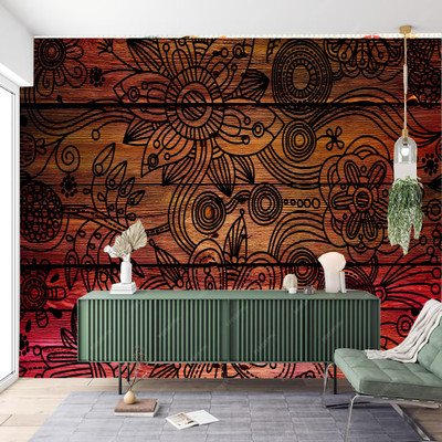 Zedexgraphics Abstract Multicolor Wallpaper(127 cm x 40 cm)