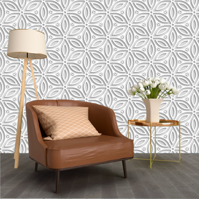 VWALL Abstract Multicolor Wallpaper(100 cm x 40 cm)