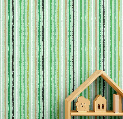 S4Sassy Vinyl Decorative Green Wallpaper(L x W: 152 cm x 63 cm)