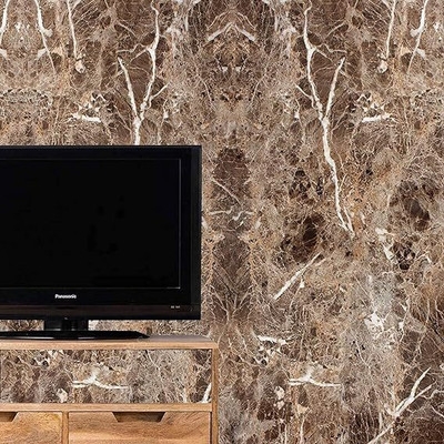 MOOZICO Abstract Brown Wallpaper(60 cm x 200 cm)