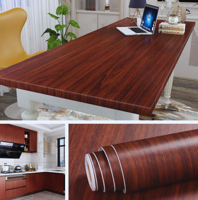 Creon Vinyl Decorative Red Wallpaper(L x W: 30 cm x 127 cm)