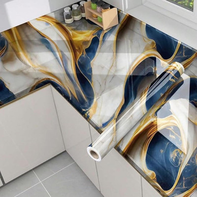 ELIGHTWAY MART Abstract Multicolor Wallpaper(200 cm x 60 cm)