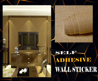 Guru Production Vinyl Architecture Brown Wallpaper(L x W: 500 cm x 45 cm)