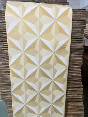 GVSHOPPE Paper Abstract Beige Wallpaper(L x W: 200 cm x 45 cm)