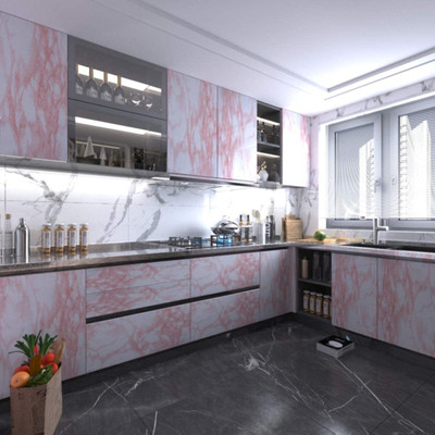 SOJITRA EXPORT Classics Pink Wallpaper(200 cm x 60 cm)