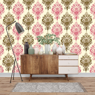 Wolpep Vinyl Decorative Multicolor Wallpaper(L x W: 500 cm x 45 cm)