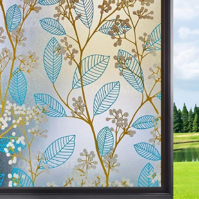 Cottage Crafts Vinyl Nature Blue Wallpaper(L x W: 40.64 cm x 254 cm)