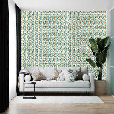 BRITISH TERMINAL Vinyl Decorative Multicolor Wallpaper(L x W: 45 cm x 300 cm)