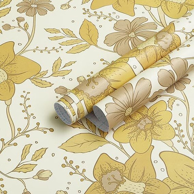 HD PRINITINGWALL Vinyl Classics Multicolor Wallpaper(L x W: 1000 cm x 40 cm)