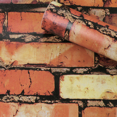 pixer Vinyl Nature Brown Wallpaper(L x W: 600 cm x 40 cm)