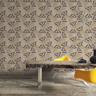 texoro Vinyl Abstract Multicolor Wallpaper(L x W: 230 cm x 45 cm)