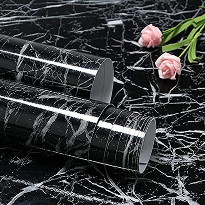 iDensic Foils Classics Black Wallpaper(L x W: 200 cm x 60 cm)