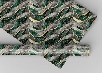 Om Akshar Vinyl Decorative Multicolor Wallpaper(L x W: 200 cm x 60 cm)