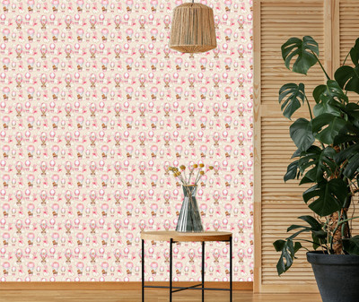 ASA PRINT SOLUTION Floral & Botanical Multicolor Wallpaper(228 cm x 40 cm)
