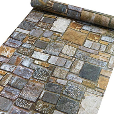 Jas Enterprise Vinyl Nature Multicolor Wallpaper(L x W: 500 cm x 45 cm, Pack of 5)