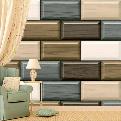 texoro Vinyl Decorative Multicolor Wallpaper(L x W: 228 cm x 40 cm, Pack of 2)