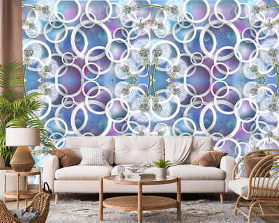 Creative Print Solution Abstract Multicolor Wallpaper(244 cm x 41 cm)