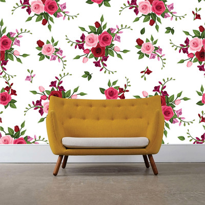 Walldaddyy Decorative Multicolor Wallpaper(300 cm x 45 cm)