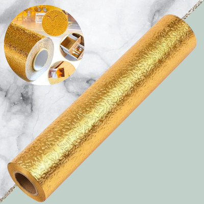 AirSoft PVC Architecture Gold Wallpaper(L x W: 200 cm x 60 cm)