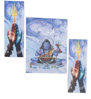Tulsi Art Paper Art & Paintings Multicolor Wallpaper(L x W: 30 cm x 45 cm, Pack of 3)