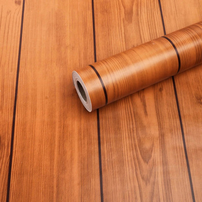 AmazingKarts Abstract Brown Wallpaper(304.8 cm x 45 cm, Pack of 3)
