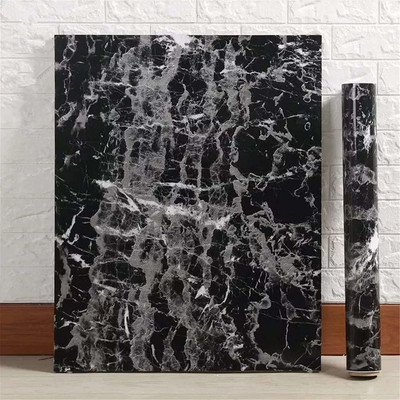 LAVNIK Vinyl Abstract Black Wallpaper(L x W: 15 cm x 10 cm)