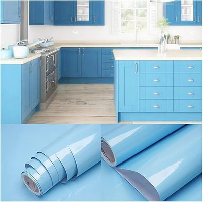 SUPERFAB Decorative Blue Wallpaper(121.92 cm x 40 cm)