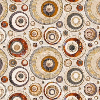 Guru Production Architecture Brown Wallpaper(1000 cm x 45 cm)