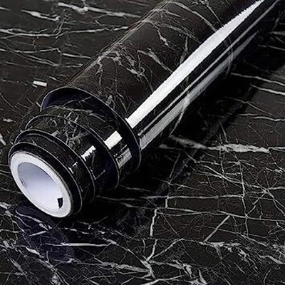 DERIKE Foils Abstract Black Wallpaper(L x W: 200 cm x 60 cm)