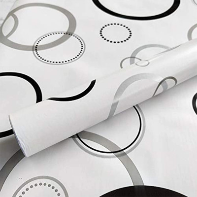 WolTop Vinyl Abstract Multicolor Wallpaper(L x W: 1000 cm x 40 cm)