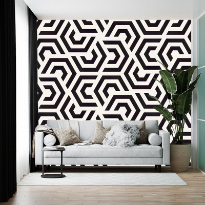 wallpics Vinyl Abstract Multicolor Wallpaper(L x W: 500 cm x 35 cm)