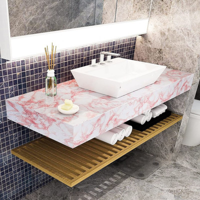 SOJITRA EXPORT Vinyl Classics Pink Wallpaper(L x W: 200 cm x 60 cm)