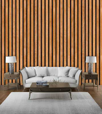 Vera Casa Vinyl Abstract Brown Wallpaper(L x W: 100 cm x 45 cm)