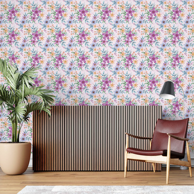 texoro Abstract Multicolor Wallpaper(230 cm x 45 cm)