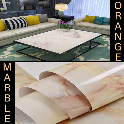 DUDHAT EXPORT Abstract Orange Wallpaper(200 cm x 60 cm)