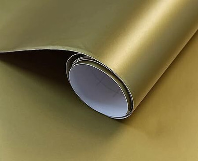 SRGE Vinyl Classics Gold Wallpaper(L x W: 114.3 cm x 30.48 cm)