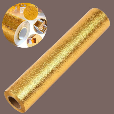 AirSoft PVC Architecture Gold Wallpaper(L x W: 200 cm x 60 cm)