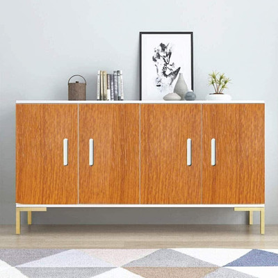 La Mejilla Vinyl Abstract Brown Wallpaper(L x W: 200 cm x 60 cm)