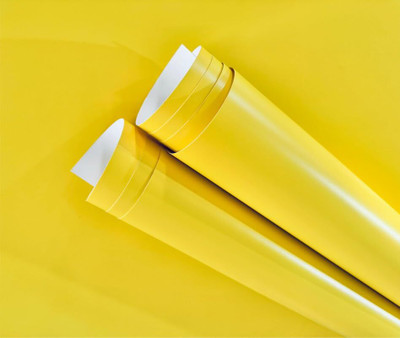 SUPERFAB Decorative Yellow Wallpaper(121.92 cm x 60 cm)