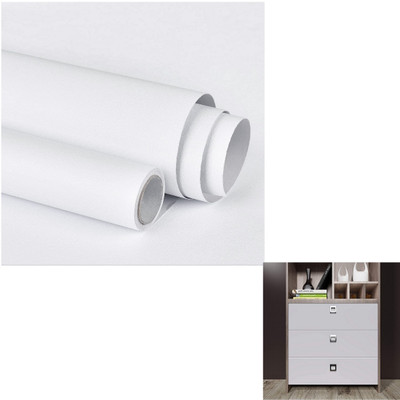 FEELPZONE Vinyl Abstract White Wallpaper(L x W: 187.96 cm x 38.1 cm)